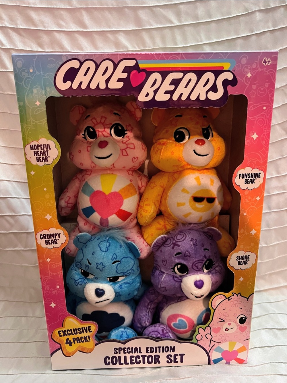 Care Bears- Special Edition Collector Set- Exclusive 4 Pack